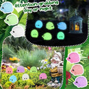Hiboom 120 Pcs Luminous Mini Hedgehog Figurines Hedgehog Miniature Garden Ornaments Glow in Dark Mini Resin Figures Tiny Animal Figurines Bulk for Garden Micro Landscape Plant Moss DIY Fairy Decor by GreenHaven Gardens