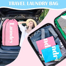 Sylfairy 2 Pack XL Laundry Bag with Strap,Heavy Duty Travel Laundry Bag,Rip-Stop Dirty Clothes Shoulder Bag with Drawstring,Easy Fit a Laundry Hamper or Basket Travel Essentials by TinyTreasures Baby Boutique