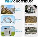 Garden Hose Metal 15 FT, Flexible Stainless Steel Water Hose, Kink Free, Connectable Short Hose, Lightweight & Durable, Crush Resistant Fitting, Puncture Proof Hose for Yard, Rv, 600 PSI 2025 New by GreenHaven Gardens