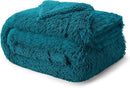 Bedsure GentleSoft Fluffy Turquoise Teal King Size Blanket for Bed, Thick Soft Sherpa Faux Fur Fleece Bedding Fuzzy Plush Winter Warm Heavy Large King Blanket, Cozy Teal Gifts for Men Women, 108x90 by CozyNest Decor