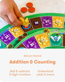 SimplyFun Whirly’s World - Educational Board Game for Kids - Math Game to Teach Concept of Even & Odds - 2-6 Players, Ages 6 & Up by TinyTreasures Baby Boutique