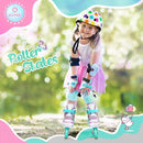 SULIFEEL Rainbow Unicorn Inline Skates for Girls Boys 4 Size Adjustable Light up Wheels Skates for Kids Beginner by TinyTreasures Baby Boutique