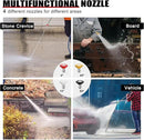 Gas Pressure Washer, 3950 PSI and 2.6 GPM, 7HP Engine with Copper Pump, 25FT Hose and Foam Cannon, 4 Nozzles, for Cars, Driveways, Fences by GreenHaven Gardens