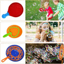 Roberly 18 PCS Big Bubble Wands Toys Set with Solution, Tray, Soft Racket, Bulk Funny Bubbles Making Toys for Kids Summer Outdoor Activities Game Birthday Party Favors by TinyTreasures Baby Boutique