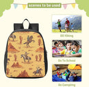 Toddler Backpack Western Desert Cowboy Waterproof Mini Backpack Boys/Girls Cute Kindergarten Pre School Bags 11 Inch by TinyTreasures Baby Boutique