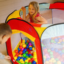 Kids Ball Pit Pop Up Large Tent for Toddlers - Indoor & Outdoor Gift Toys for Infants Girls & Boys, Baby Playpen with Zippered Storage Bag, 200 BallPit Balls Included by TinyTreasures Baby Boutique