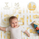 PopsyKosy Premium Baby Foam Play Mats - Stylish Floor & Exercise Puzzle Mat for Toddlers and Kids- 6 Soft, Non-Toxic, Odorless, Peel-Resistant Foam Tiles - 6ft x 4ft - 0.5” inch Thick, Warm Beige by TinyTreasures Baby Boutique