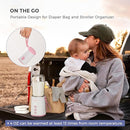 Portable Bottle Warmer, Travel Baby Bottle Warmer for Breastmilk On The Go, Leak-Proof, 2 Modes Fast Heating by TinyTreasures Baby Boutique