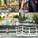 Digital Camera, 44MP 4K Auto Focus Point and Shoot Kids Video Camera with 64GB SD Card 2 Batteries 16X Digital Zoom Compact Portable Small Camera Gifts for Teens Kids Boys Girls(White) by TinyTreasures Baby Boutique