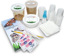 32 Live Caterpillars Shipped Now: Butterfly Kit Refill for School Sized Kit with Extra Larva Rearing Supplies and 32 Little Cups by Nature Gift Store by TinyTreasures Baby Boutique
