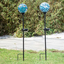VCUTEKA Solar Lights Outdoor Decorative, Mosaic Solar Garden Light Waterpoof LED Pathway Stake Light for Landscape Lawn Patio Yard Decoration, 2 Pack by CozyNest Decor
