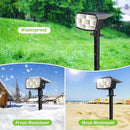 6-Pack Solar Spot Lights Outdoor, 59 LED Solar Lights Outdoor Waterproof, Outdoor Solar Lights for Yard with 3 Lighting Modes, Solar Landscape Spotlights for Garden Pathway Driveway Walkway by GreenHaven Gardens