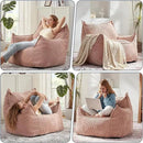 Giant Bean Bag Chair Sofa for Adults Teens, Comfy Corduroy Large Bean Bag Chairs with Armrests for Bedroom Living Room, Adult BeanBag Lazy Sofa Couch Chairs with Filler Included by CozyNest Decor