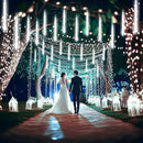 Aokudoni Christmas Lights Outdoor, 24 Tubes Meteor Shower Lights (Equivalent to 3 Sets of 8-Tubes), Waterproof Outside Christmas Decorations for Tree Window Yard Party Holiday, UL Plug, White by GreenHaven Gardens