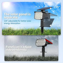 WELALO Solar Spot Lights Outdoor, [10 Pack/3 Modes] Solar Landscape Spotlights, Adjustable Solar Powered Security Lights, IP65 Waterproof Wall Lights for Walkway, Yard, Garden, Driveway (Cool White) by GreenHaven Gardens