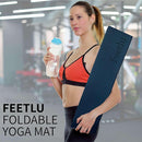 Foldable Yoga Exercise Mat – Lightweight, Anti-Slip, and Easy to Store for Yoga, Pilates, Home Workouts, and Floor Exercises by TinyTreasures Baby Boutique