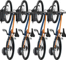 Bike Rack Garage,Bike Wall Mount, 150° Swivel & Space-Saving Vertical Bike Hangers for Storage, Sturdy Bike Stand Holds Up to 66lbs, Easy to Install, 4 Pack by GreenHaven Gardens