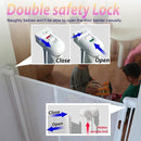 Retractable Baby Gates for Stairs, 55" Wide Baby Gate Dog Gate, 41" Tall Retractable Pet Gate for Doorways, Child Safety Gates Mesh Gate with Fiberglass Rods for Stairways, Hallways, Indoor/Outdoor by TinyTreasures Baby Boutique