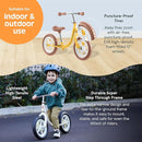 Retrospec Cub Toddler 12" Balance Bike, 18 Months - 3 Years Old, No Pedal Beginner Kids Bicycle for Girls & Boys, Flat-Free Tires, Adjustable Seat, & Durable Frame by TinyTreasures Baby Boutique