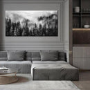 Black and White Canvas Wall Art for Office,Forest Wall Art for Bedroom Above Bed 24 x 48 Inch by CozyNest Decor