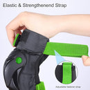 TXJ Sports Knee Pads Elbow Pads with Wrist Guards Protective Gear Set for Kids Youth Skateboard Sports Skateboarding Roller Skating Bicycling 6 in 1 by TinyTreasures Baby Boutique