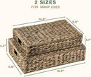 Set of 2 Decorative Storage Boxes With Lids for Home Decor, Shelves by CozyNest Decor