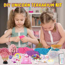 Unicorn Terrarium Crafts Kit for Kids-LED Night Light Up & Remote Unicorn Birthday Gifts Toys for Girls Ages5 6 7 8 9 10 Year Old-Christmas Gifts for Girls by CozyNest Decor