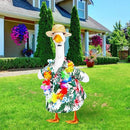 Goose Outfit Lawn Goose Porch Clothing Outfits for Yard Summer Luau 23'' Lawn Outdoor Decoration(Hawaiian Style) by GreenHaven Gardens