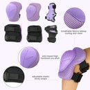 Kids Bike Skateboard Helmet Pad Set,Toddler Cyling Protective Gear Knee & Elbow Pads Wrist Guards for 5-8-10-12-14-16 Years Girls Boys Bicycle Scooter Roller Skate Inline Skating Rollerblading by TinyTreasures Baby Boutique