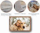 MUNDAZE Custom Portrait Metal Print on Reclaimed Wood Pallet Frame – Personalized Family Photo Gift – Glossy Aluminum Wall Art Keepsake – Made and Shipped in USA (18 x12) by TinyTreasures Baby Boutique