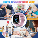 Goodatech 1.69'' Kids Smart Watch for Kids Boys Girls, HD Camera,26 Puzzle Games,Video Music Player,Pedometer,Flashlight,Alarm Clock, Christmas Birthday Gifts for 4-12 Years Children (Pink) by TinyTreasures Baby Boutique