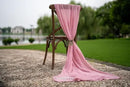 6pcs Cheesecloth Table Runner Dusty Rose Gauze 120 Inch 10 FT Rustic Boho Cheese Cloth Runner for Wedding Baby Shower Bridal Shower Party Long Sheer Centerpiece Fall Home Decoration by CozyNest Decor