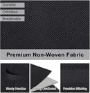 WUIKE Closet Storage Bins with Lids, Foldable Fabric Clothes Storage Bins for Organizing, Closet Organizer Boxes for Shelves, Black, Extra Large, 3-Pack by CozyNest Decor