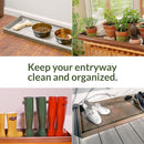 Good Directions Large Boot Tray, Circles Multi-Purpose All Weather Decorative Boot Tray, Shoes, Plants, Garage, Patio Door, Pet Bowls, 34 inch Entry Indoor Shoe Tray, Copper Finish by CozyNest Decor
