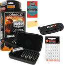 Hohner Special 20 Harmonica - Keys of G, A, C, D, E Bundle with Case, Zip Pouch, Key Stickers, Manual and Austin Bazaar Polishing Cloth by TinyTreasures Baby Boutique