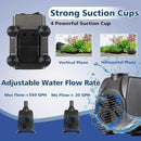 Submersible Water Pump, 660GPH 45W Ultra Quiet Fountain Pump (2500L/H), with 4 Nozzles 8.2ft High Lift for Aquarium, Fish Tank, Pond, Waterfall, Outdoor, Statuary, Hydroponics by GreenHaven Gardens