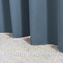 NICETOWN Smoky Blue Blackout Curtains 102 inches Long, Grommet Thermal Insulated Solid Room Darkening Window Treatments Sound Reducing for Living Room, W46 x L102, Set of 2 by TinyTreasures Baby Boutique