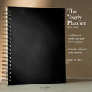 Anecdote Planner 2026 (8.5" x 10") Spiral Notebook - 2026 Daily Planner Weekly and Monthly - Features a Library Buckram Cover, Brass and A4 Size Bleed-Resistant Paper - Organize All 52 Weeks. Start Anytime – Black by TinyTreasures Baby Boutique