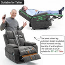 Lazy Boy Recliner Chair, Postoperative Recovery，Retractable 23'' Extra-Long Leg Support Lift Chair Hold up to 400lb，25.5'' Oversized Recliner seat for Big and Tall by CozyNest Decor