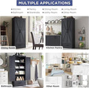 Farmhouse Kitchen Pantry Cabinet - 72" Tall Large Wood Kitchen Storage Cabinets with Adjustable Shelves & 2 Barn Doors & Drawer, Versatile Storage for Dining Room, Bathroom, Living Room, Antique Black by CozyNest Decor
