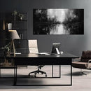 TYTAUPT Abstract Canvas Wall Art For Living Room Black and White Wall Art For Office Bedroom Wall Decor 24 x 48 Inch by CozyNest Decor
