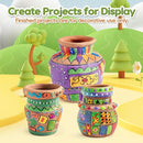 Skirfy Pottery Wheel for Kids Clay Sculpting Tools & Painting Kit,DIY Kits Clay Maker for Beginners with 6 Packs Clays,Birthday Gift Toys for Boys,Art&Crafts Kits for Ages 6-8 8-12 by TinyTreasures Baby Boutique