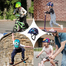OnBros Kids Bike Helmet - Bike Helmets for 5-14 Boys or Girls with Visor, Children Bicycle Helmet for Skateboard Mountain Scooter Road Cycling, Lightweight and Adjustable 50-57CM by TinyTreasures Baby Boutique