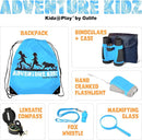 Adventure Kidz - Outdoor Exploration Kit, Children’s Toy Binoculars, Torch, Compass, Whistle, Magnifying Glass, Backpack. Great Kids Gift Set for Camping, Hiking, Educational and Pretend Play. by TinyTreasures Baby Boutique