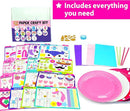 KRAFUN My First Unicorn Bunny Paper Craft Kit for Toddlers and Girls Age 3-8 Years Old, Include 18 Cute DIY Arts and Crafts Projects, Organized Art Activities Supplies Box Preschool Creative Toys by TinyTreasures Baby Boutique