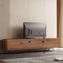 Mid Century Modern TV Stand for 80+ Inch TVs, 94.48" Walnut Console with Ample Storage – Stylish Entertainment Center for Living Room or Bedroom by CozyNest Decor