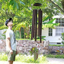 ASTARIN Extra Large Wind Chimes Outside, 2.4in Tubes Metal Handcrafted WindChimes with Deep Tone, Harmonic Deep Sound Outdoor Chimes,Outdoor Bass Bell Chime for Patio,Garden Yard Decoration,78" Bronze by CozyNest Decor