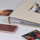 RECUTMS Small Photo Album 4x6, Picture Album PU Leather Cover 300 Photo Sleeves Boy Girl Family Photo Book Memo Slot Wedding Album(Creamy White) by TinyTreasures Baby Boutique