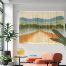 IOWER Macrame Wall Hanging Dip-Dye Chic Home Decor Boho Wall Decor Yarn Wall Art for Nursery, Bedroom, Living Room,Backdrop,57" W X 35" L by CozyNest Decor