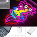 Axolotl Ramen Neon Sign for Wall Decor Dimmable Axolotl Eating Noodles LED Neon Light Cut Japanese Neon Sign Anime Neon Signs for Japan Restaurant, Home Wall Art and Kitchen Decor(15.7 * 9.7inch) by CozyNest Decor